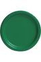 Emerald Green Round Plates 9"