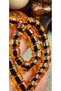 Ottoman Nispeti German Fire Amber Prayer Beads – Cut from Numbered Bar – İlhana Mahir Usta – 8.30 X 11 mm