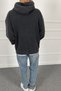 Kangaroo Pocket Hooded Washable Sweatshirt - 4