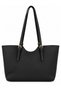 Women's Suede Tote Bag with Belt Detail
