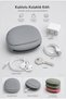 Silicone Carrying Case, Wired Earphone Organizer Bag, In-Ear Earphone Protector, Storage Container, Universal Compatible