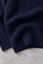Men's Regular Soft Textured Crew Neck Winter Knit Sweater - Navy Blue - 3