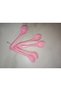 Plastic Dessert Spoon /Milk Spoon/Sugar Spoon Pink