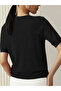 Women's short sleeve crew neck knit blouse - 5