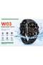 Smartbarry W03 Waterproof Smartwatch – 2 Pairs Strap, Sports Mode, Bluetooth Calling - 2