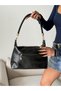 Trendy Side Zipper Multi-Compartment Soft Leather Quality Women's Crossbody Hand and Shoulder Bag with Knitted Strap - 6