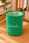 Foldable Canvas Fabric Laundry Basket 35X35X45 cm Toy and Dirty Laundry Basket Home Organizer - 8