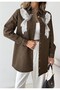 Women's Front Beaded Embroidered Denim Oversize Shirt - 7