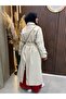 Melia Premium Waterproof Belted Oversize Trench Coat |   Beige - 5