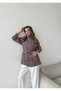Women's Front Sleeves with Bead Embroidery Tansel Fabric Bambir Ceken Pant Suit - 6
