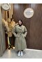 Melia Premium Waterproof Belted Oversize Trench Coat |   Khaki - 5