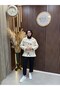 Ayla Cross Double-Breasted Belt Detailed Waterproof Sports Trench Coat |   Beige - 2
