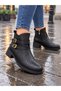 Women's Victor Skin Zipper Detailed Stitched Short Ankle Boots New Season - 4