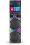 Party Bluetooth Speaker with Built-in Smart Screen (Android System), 2 Wireless Microphones, and Interactive Lighting (GD-1417) - 2