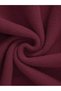 Burgundy Women's Hooded Oversize Sweatshirt with Wing Stone Print on the Back - 3