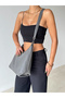 New Model Soft Leather Chain Detailed Versatile Use Crossbody Shoulder and Arm Bag - 5