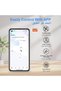 قفل باب ذكي، فتح 5 في 1، فتح عبر تطبيق تويا بلوتوث، مفتاحان و7 بطاقات IC، تقنية NFC، قابل للتعديل - 5