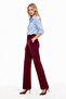 High Waist Straight Leg Trousers - 2