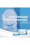 Flushable Wipes 60 x 4 (240 Sheets) - 99.9% Plant-Based, Biodegradable & Septic-Safe - 4