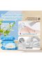Flushable Wipes 60 x 4 (240 Sheets) - 99.9% Plant-Based, Biodegradable & Septic-Safe - 6