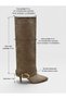 Mink Suede (Sevvely) 7 cm Ankle Boots for Women with Removable Accessories - 7