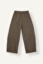 Checkered Stitching Detailed Barrel Fit Sweatpants for Girls I8719A826Au