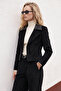 Fitted Velvet Jacket - Black - 3