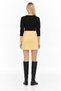 Yellow High Waist Mini Skirt - 3