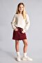 Corduroy Skirt with Front Buttoned Pockets for Girls I1161A826Wn
