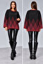 Women's Diamond Patterned Soft Textured Knitwear Sweater - 2