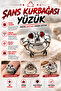 Lucky frog ring – silver color figured ring with red stone eyes - 2