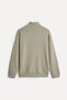 Men's Mink Color Stand Collar Oversize Sweatshirt - 2