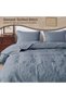 B2EVER White Damask Quilt King Size Bedding Sets with 2 Pillow Shams, Boho Bedspread Lightweight Sof - 4