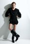 Flounced cowl-neck dress - 4