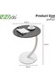 C Shaped End Table, Coffee Table, Round Side Table, Couch Table, Snack Side Table, for Small S - 2