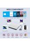 محرك أقراص CD/DVD خارجي للكمبيوتر المحمول، مشغل وناسخ وقارئ أقراص CD/DVD محمول USB 3.0 من نوع C متوافق - 3