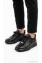 Men's Sneaker Thick Sole Lace-Up Casual Sports Shoes with Metal Logo Detail 102-01 - 3