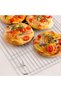 Wire Rack Baking Sheet Pan Set - Half Sheet Pan Set with 100% Stainless Wire Rack - Dishwasher Safe - 6