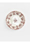 Esvab • Modern & Distinctive Flower Embroidered Porcelain Cake Plate 19 cm - 4