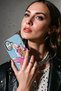 (Magsafe) İphone 17 Pro Max / 18 Pro Max Pink Lily Double Layer Glossy Protect Phone Case - 5