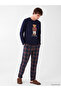 Esvab • Modern & Distinctive Cute Teddy Bear Printed Men's Pajama Set - 2