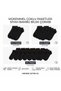 Women's Bamboo Booties Socks 12-Pack |   Breathable Moisture-Wicking Soft, Black White Gray - 4