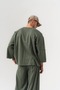 Edge Seam-Stitched Hem and Sleeve Ends Seamless Fakir Sleeve Men's Sweatshirt - 5