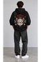 Ryomen Sukuna Jujutsu Kaisen Anime Printed Oversize Hooded Sweatshirt - 2
