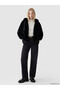 Esvab • Modern & Distinctive Hooded Loose Fit Women's Plush Jacket - 3