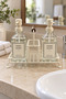 Duonest Glass Liquid Soap Dispenser and Detergent Dispenser Set with Stand 2 × 500 ml Countertop Organizer with Pump and Sponge Compartment - 5