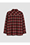 Esvab • Modern & Distinctive Checkered Embroidered Loose Fit Women's Lumberjack Shirt Tunic - 8