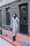 Hair Braid Patterned Long Cardigan - 2