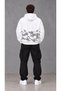 Sakura Haruno Naruto Oversize Hoodie – Cherry Blossom Pattern Unisex Anime Sweatshirt - 3