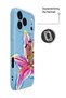 iPhone 17 Pro / 18 Pro Pink Lily Protect Slim Glossy Full Cover Print Camera Protected Phone Case - 3